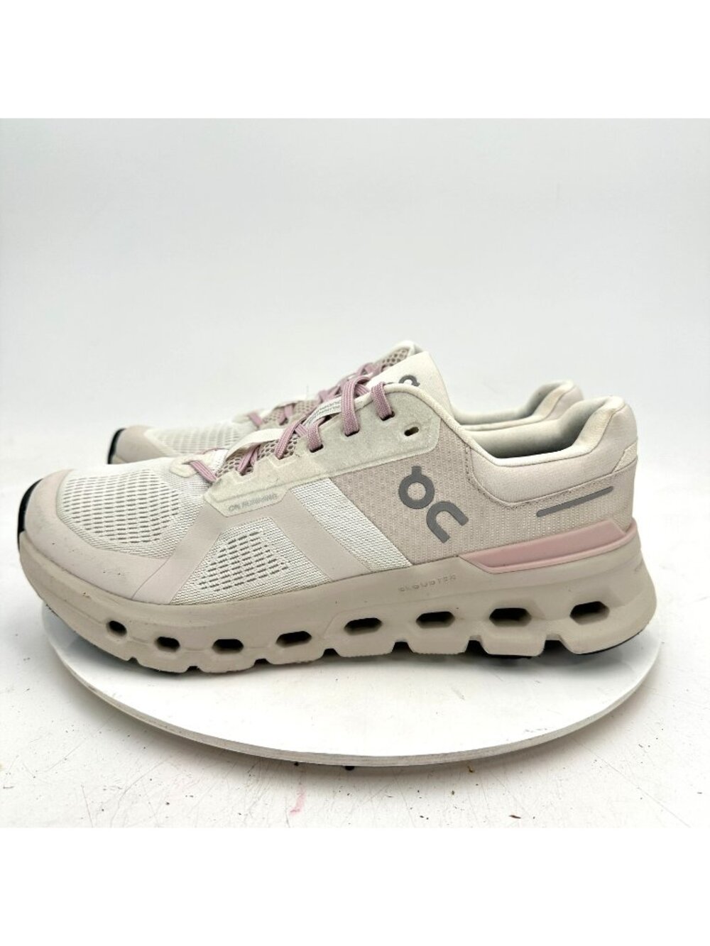 On Cloudrunner 2 Swiss Engineering Women Size 11 Silver Mauve Running Shoes